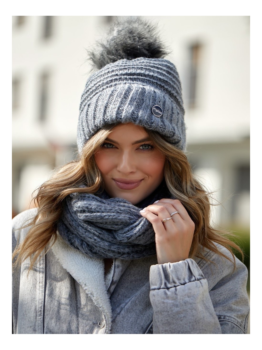 Warm graphite winter set C33 - Online store - Boutique